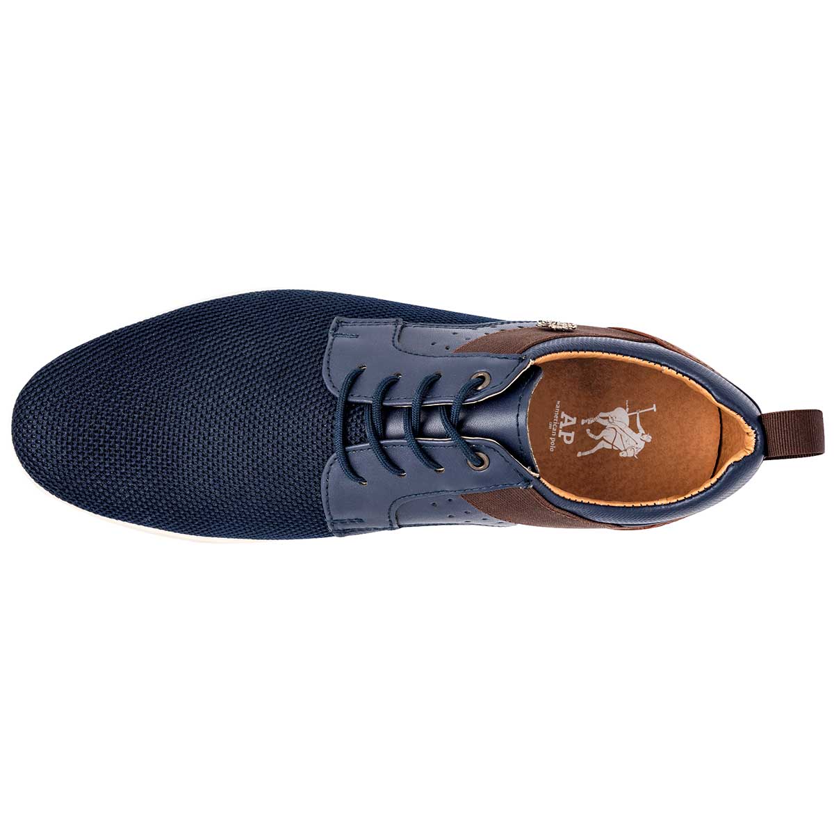 Oxfords Exterior Textil Color Marino Para Hombre De American Polo