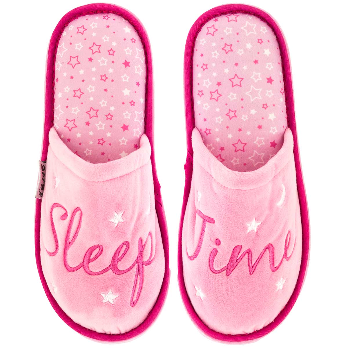 Pantuflas Exterior Textil Color Rosa Para Mujer De Arra