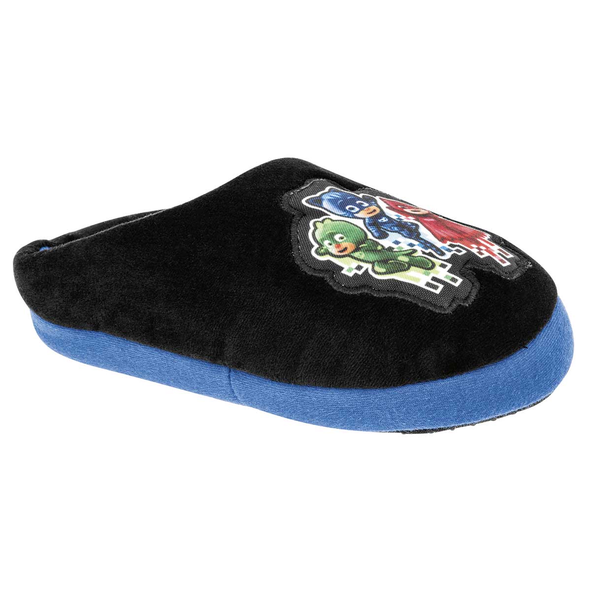 Pantufla Exterior Textil Color Negro Para Niño De Arra