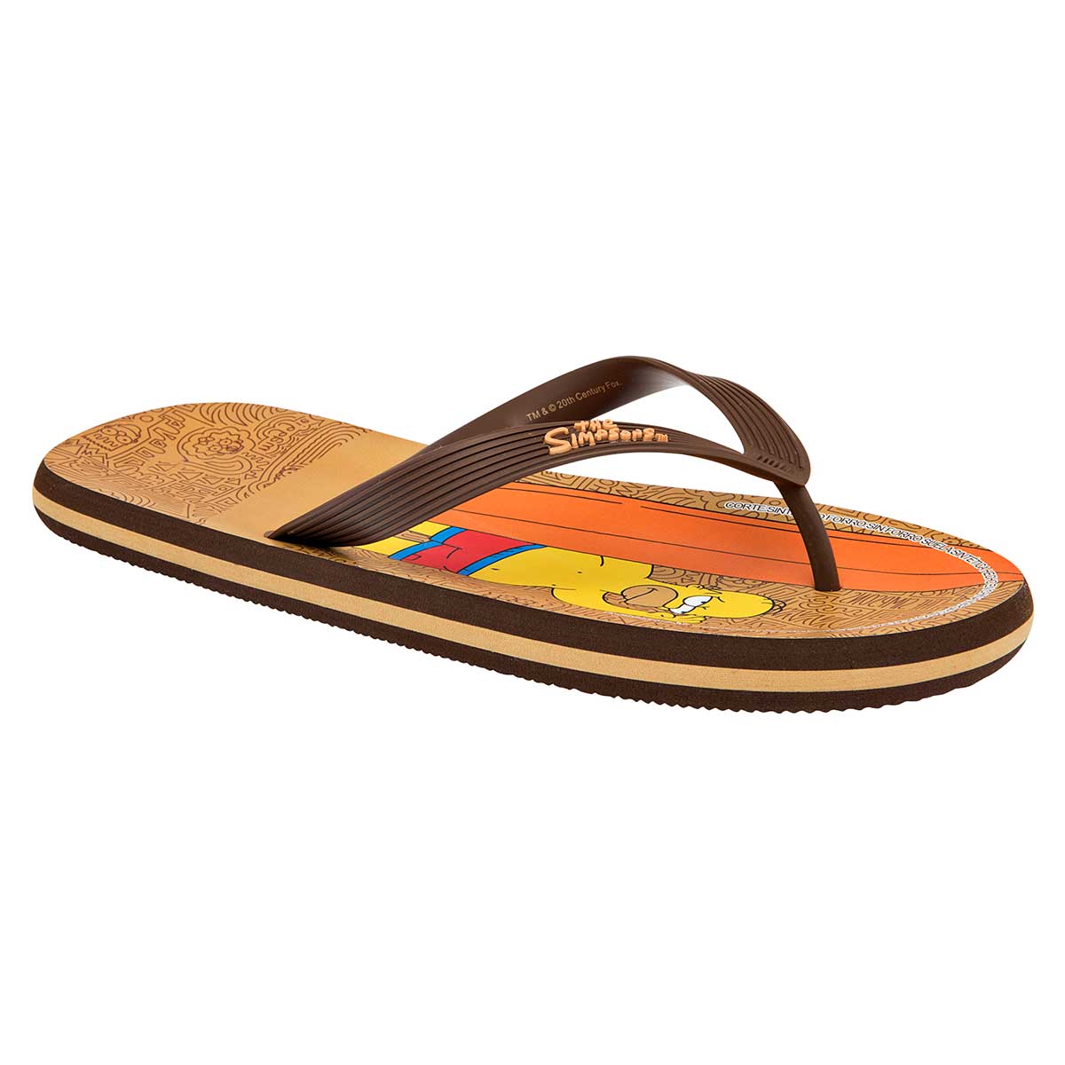 Sandalias Exterior Sintético Color Café Para Hombre De Arra