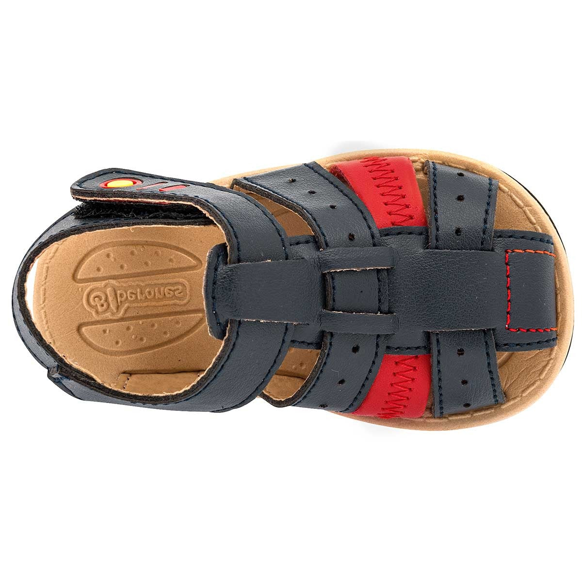 Sandalias Exterior Sintético Color Marino Con Rojo Para Niño De RBCOLLECTION