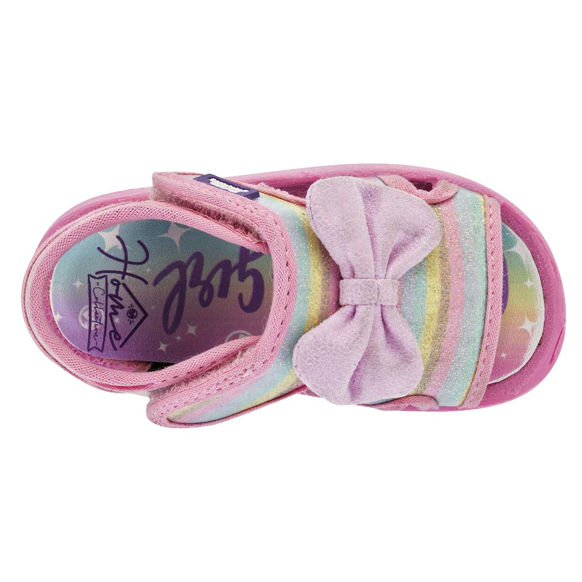 Sandalias Exterior Textil Color Rosa Para Niña De Bubble Gummers