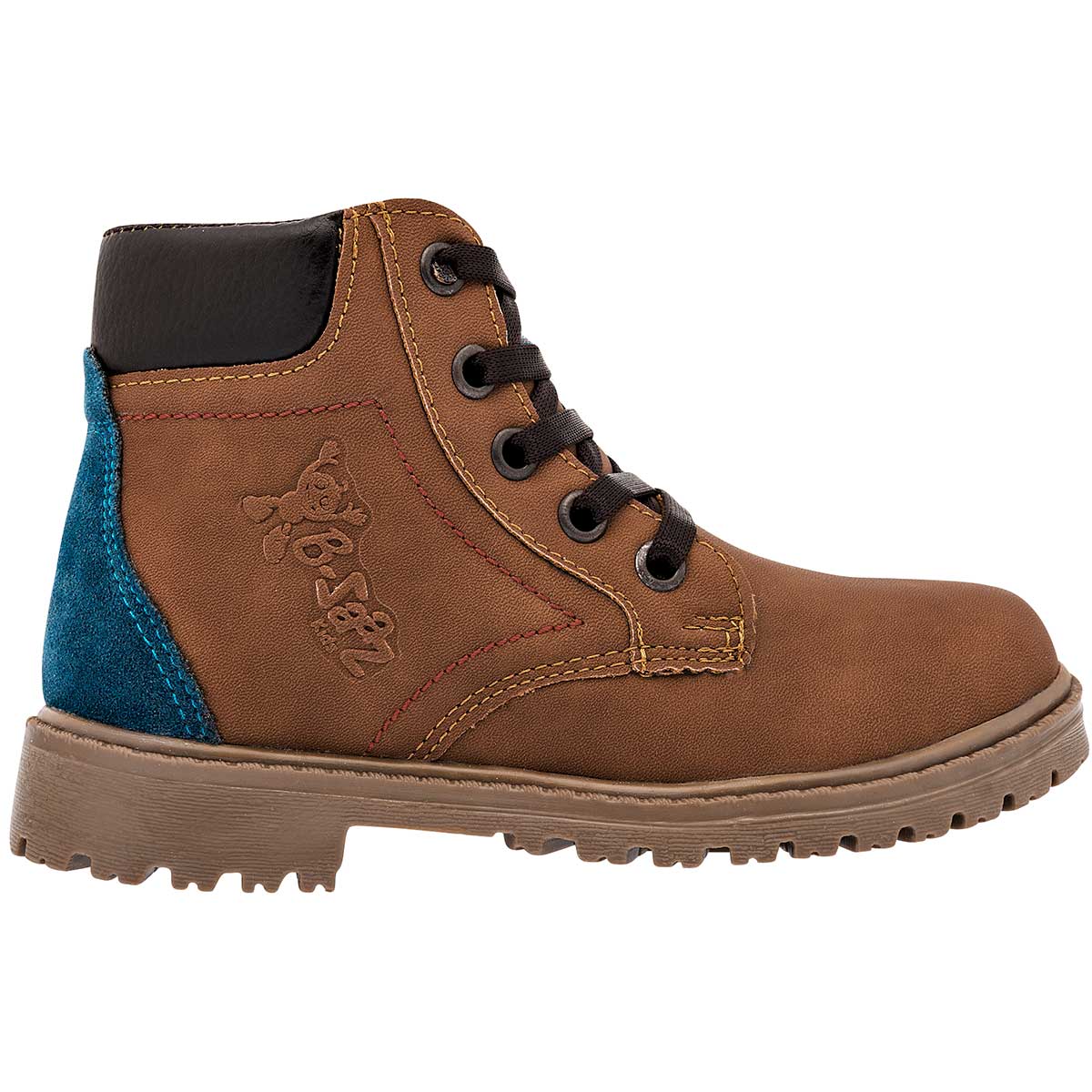 Botas Exterior Sintético Color Camel Con Café Para Niño De RBCOLLECTION