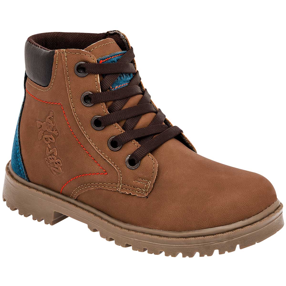 Botas Exterior Sintético Color Camel Con Café Para Niño De B-Zaaz