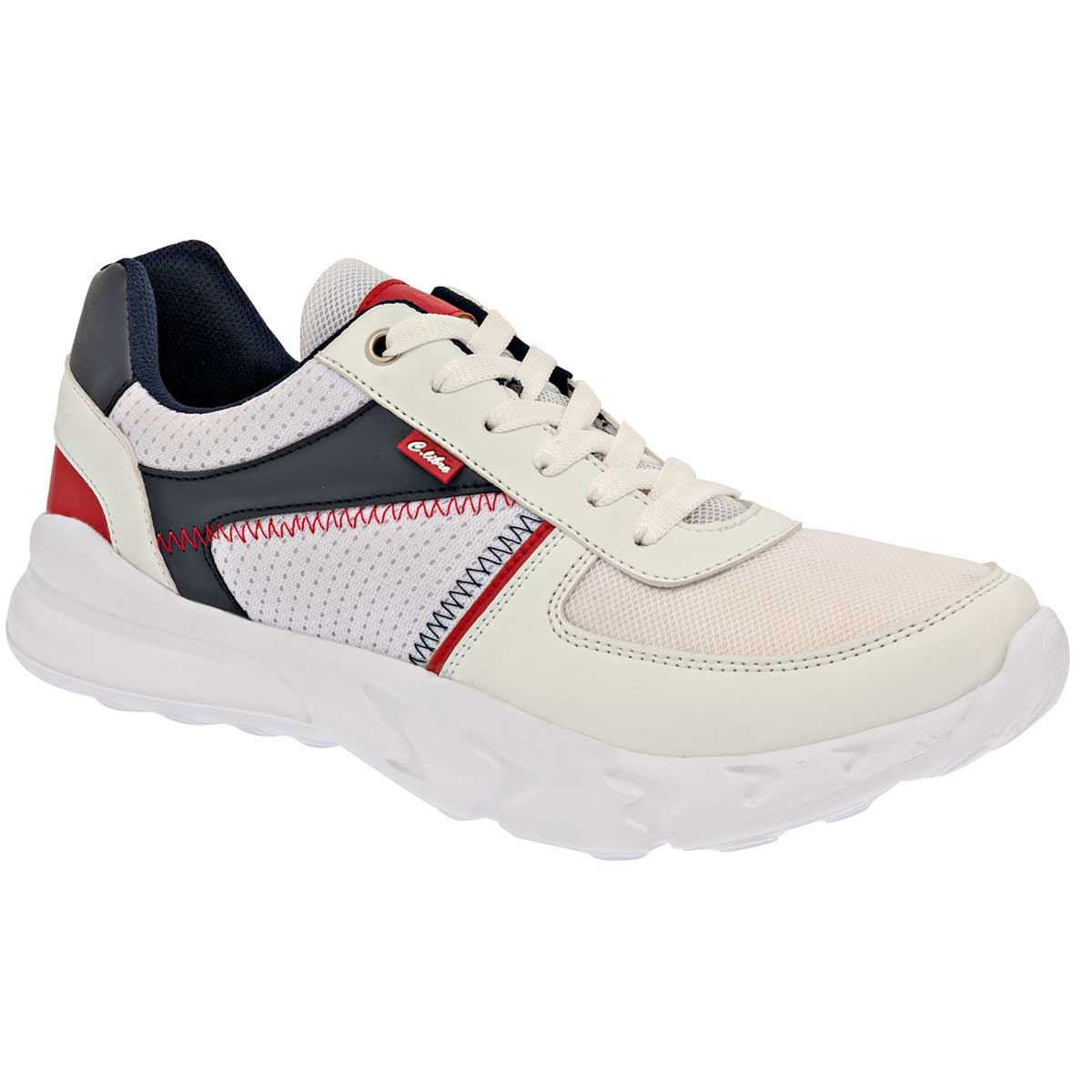 Tenis urbanos Exterior Sintético Color Blanco Con Marino Para Mujer De RBCOLLECTION