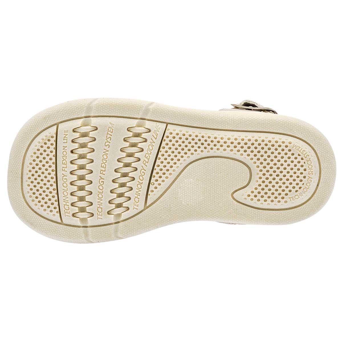 Sandalias Exterior Sintético Color Beige Para Niña De Chaparrin