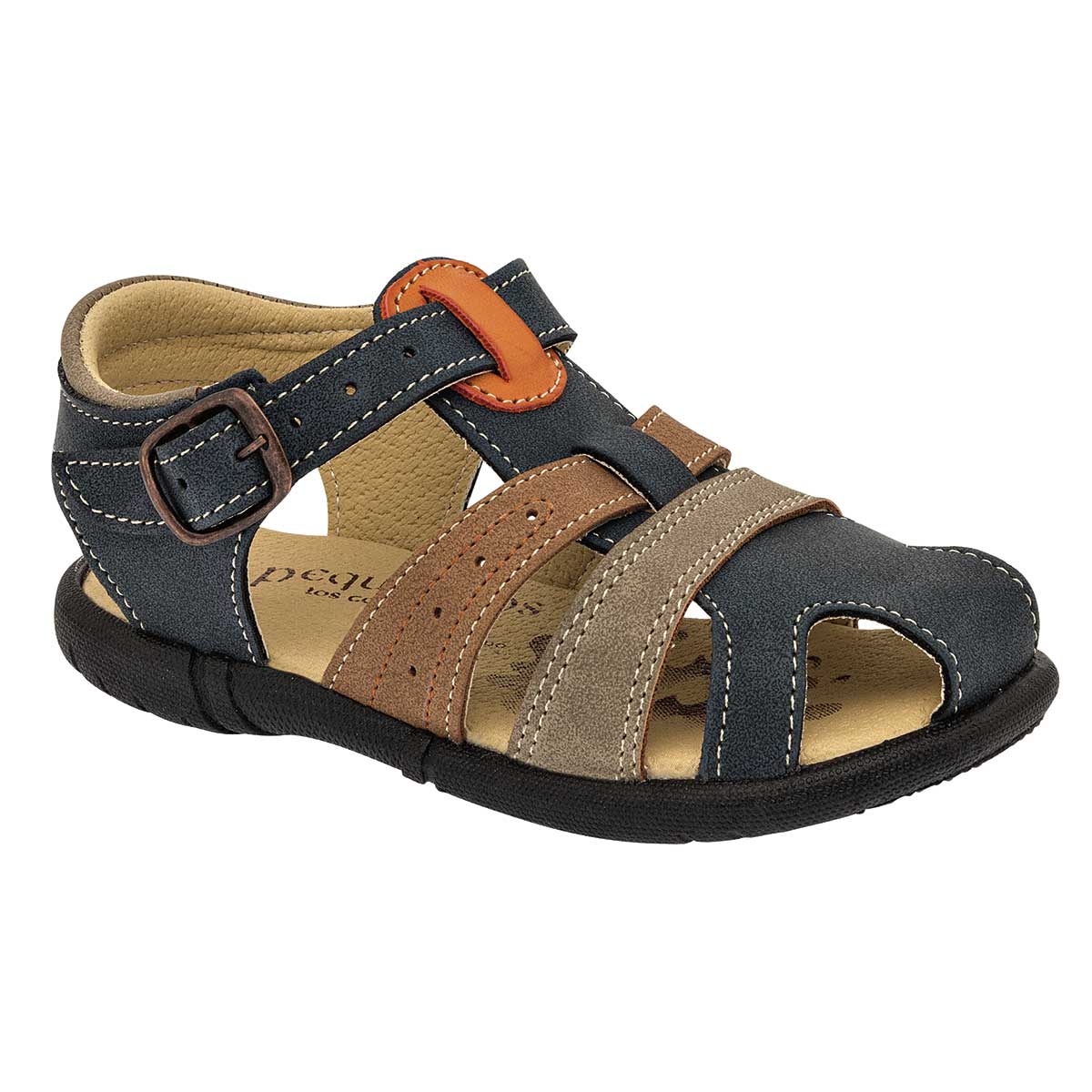 Sandalias Exterior Sintético Color Marino Para Niño De Chaparrin