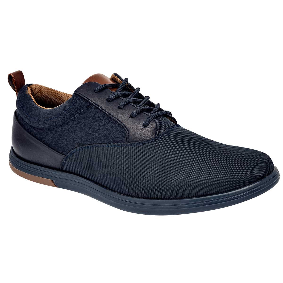 Oxfords Exterior Textil Color Marino Para Hombre De Christian Gallery