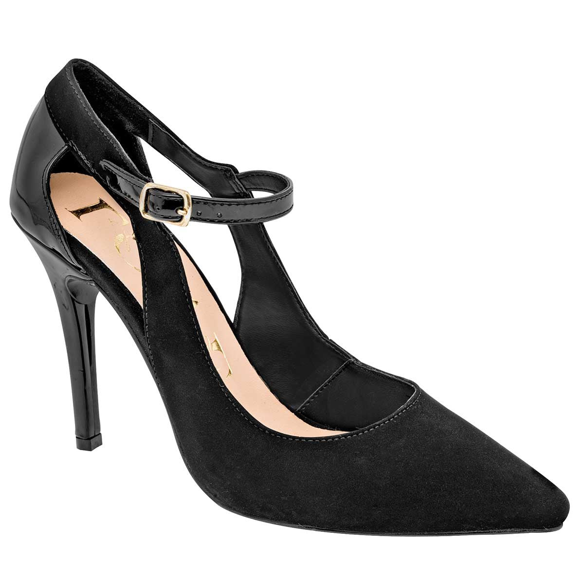 Tacones Exterior Piel sintética Color Negro Para Mujer De Clasben