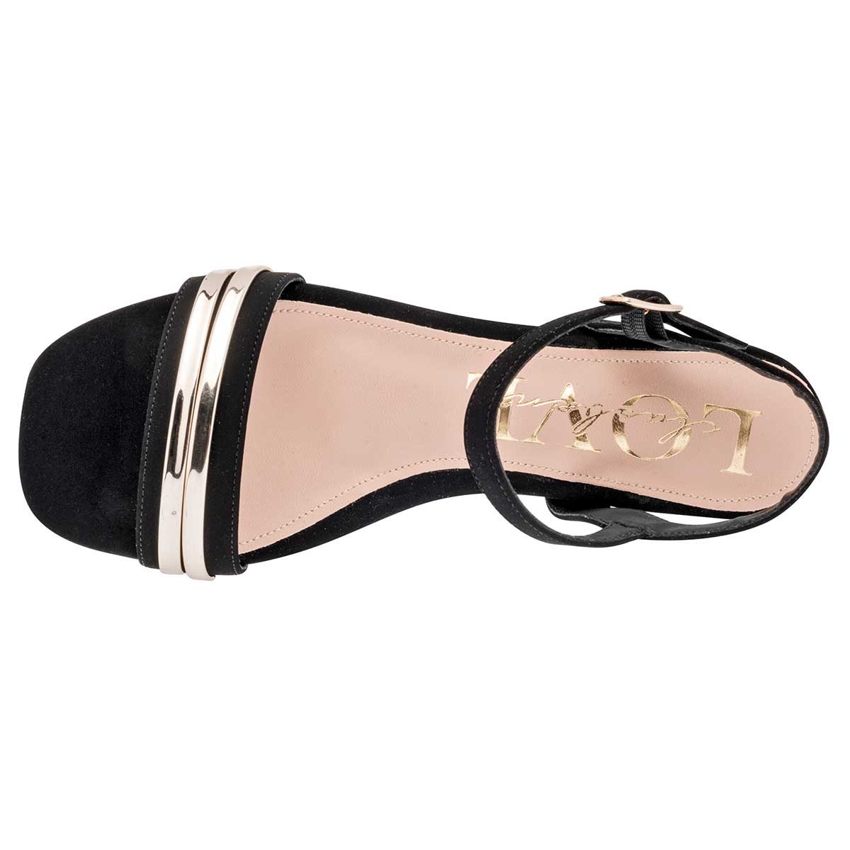 Sandalias Exterior Piel sintética Color Negro Para Mujer De Clasben