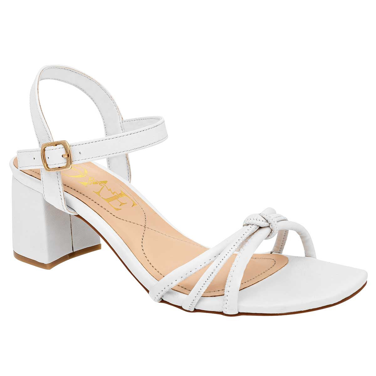 Tacones Exterior Piel sintética Color Blanco Para Mujer De Clasben