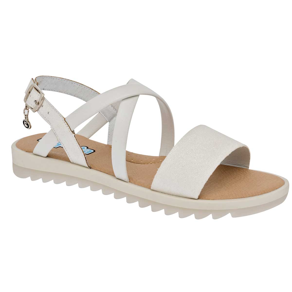 Sandalias Exterior Piel sintética Color Blanco Para Mujer De Coqueta