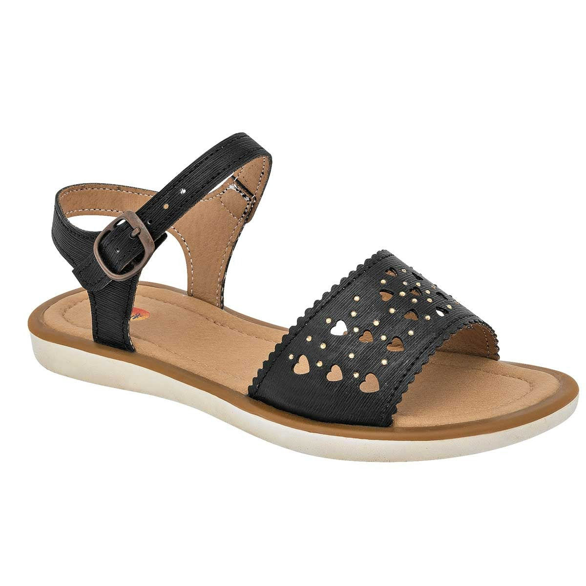 Sandalias Exterior Sintético Color Negro Para Niña De Faby