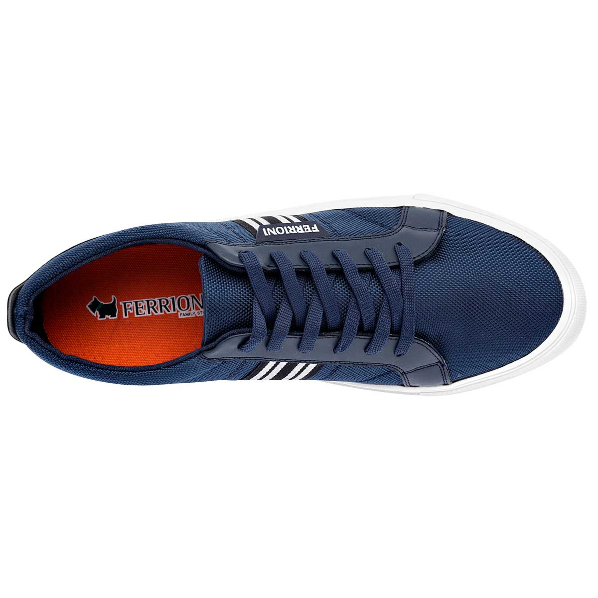 Tenis con cordones Exterior Sintético Color Marino Para Hombre De Ferrioni