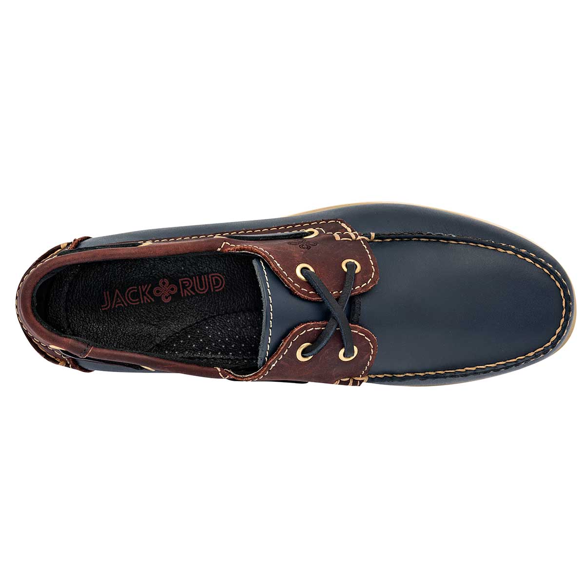 Mocasines y drivers Exterior Piel Color Marino Para Hombre De Jack Rud