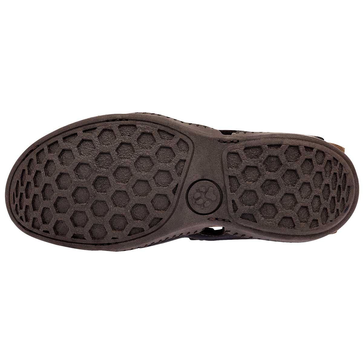 Sandalias Casuales Exterior Piel Color Café Para Hombre De Lobo Solo