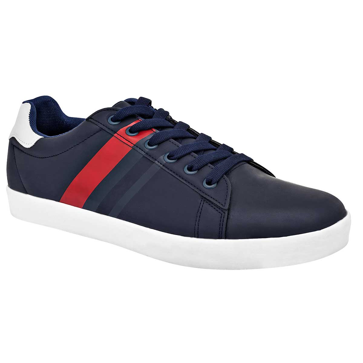 Tenis con cordones Exterior Sintético Color Marino Con Blanco Para Hombre De Moramora