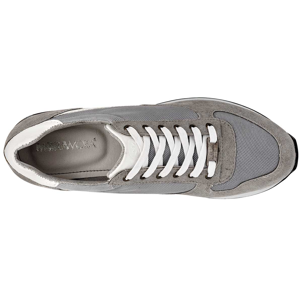 Tenis tipo deportivo Exterior Sintético Color Gris Para Hombre De Moramora