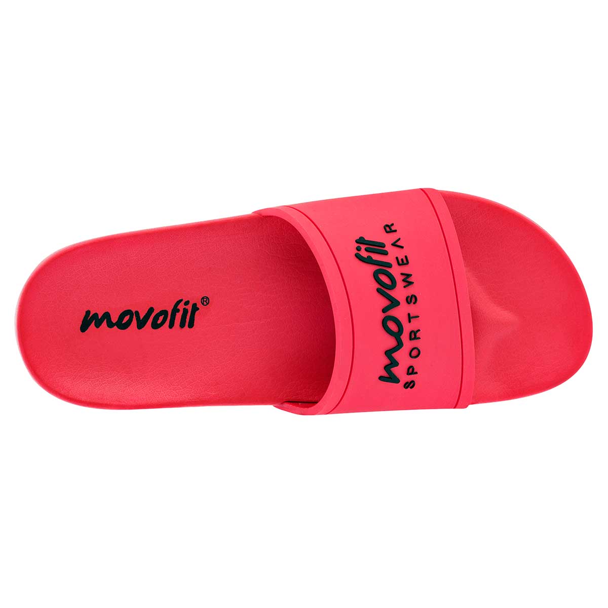 Sandalias Exterior Sintético Color Rojo Con Negro Para Hombre De Movofit