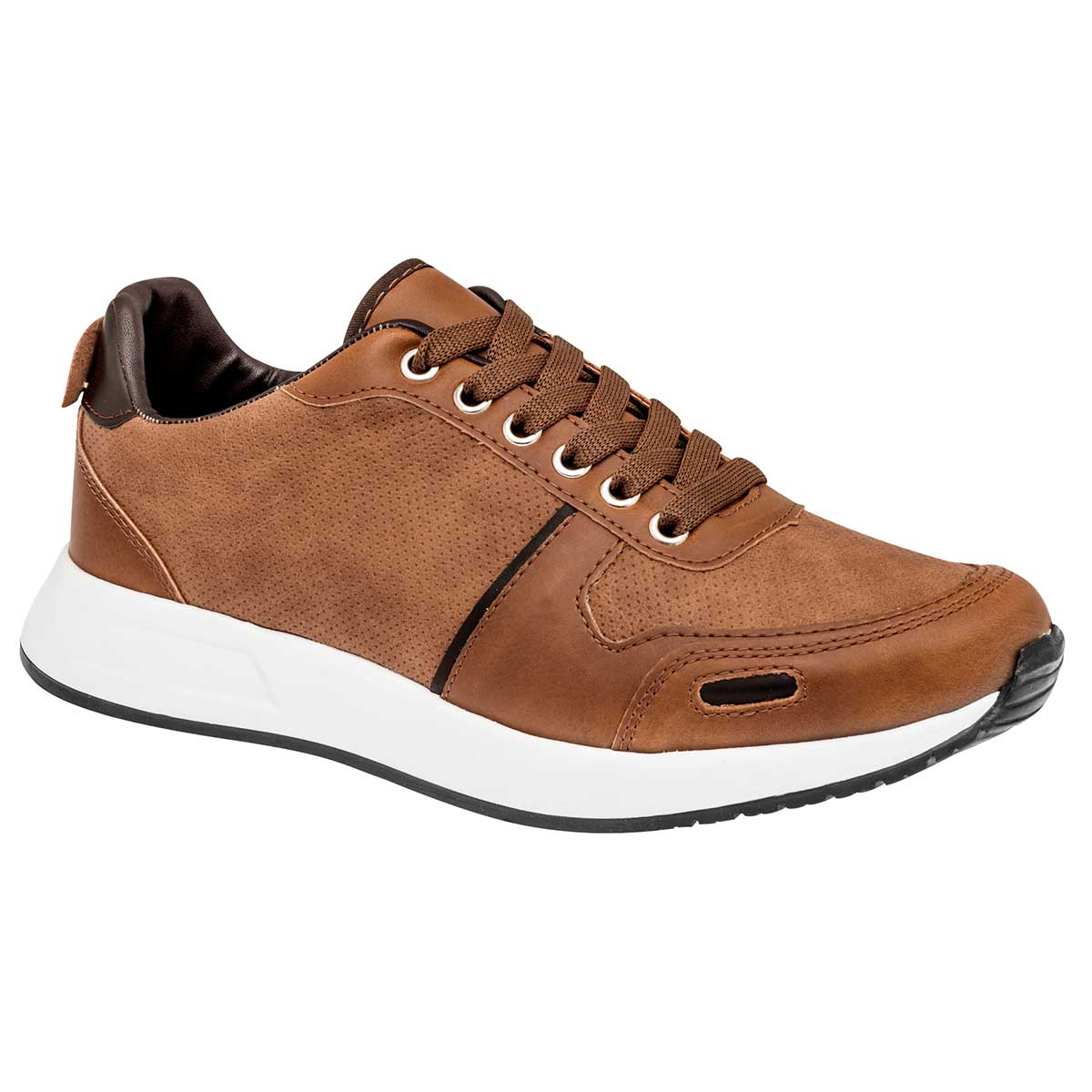 Tenis tipo deportivo Exterior Sintético Color Camel Para Hombre De Neosport