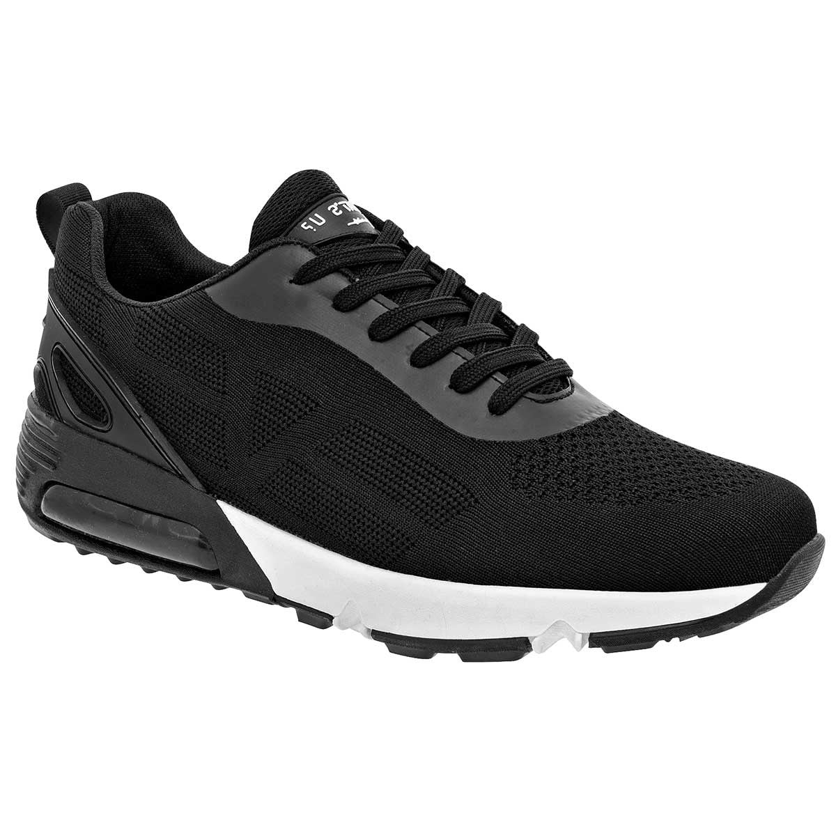 Tenis deportivos Exterior Textil Color Negro Para Hombre De What´s U?