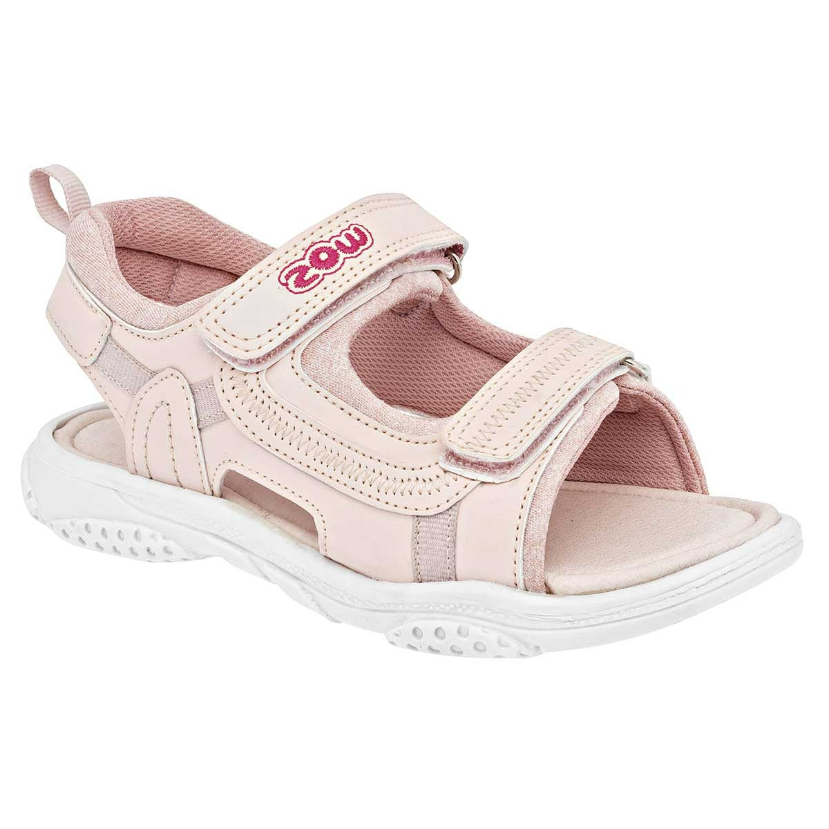 Sandalias Exterior Sintético Color Rosa Para Niña De Wos