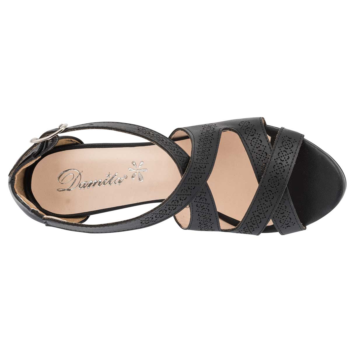 Tacones Exterior Piel sintética Color Negro Para Mujer De Damita