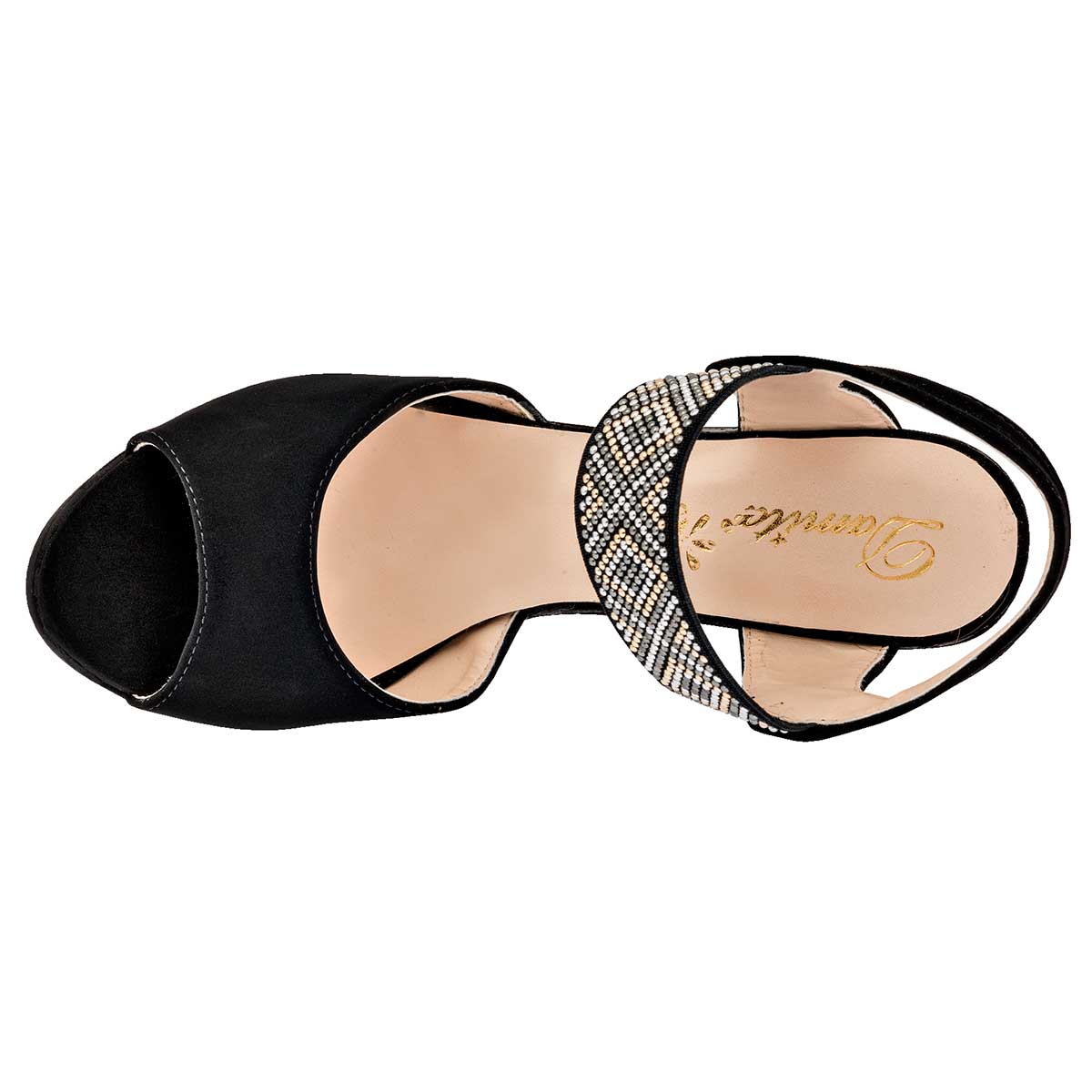 Tacones Exterior Piel sintética Color Negro Para Mujer De Damita