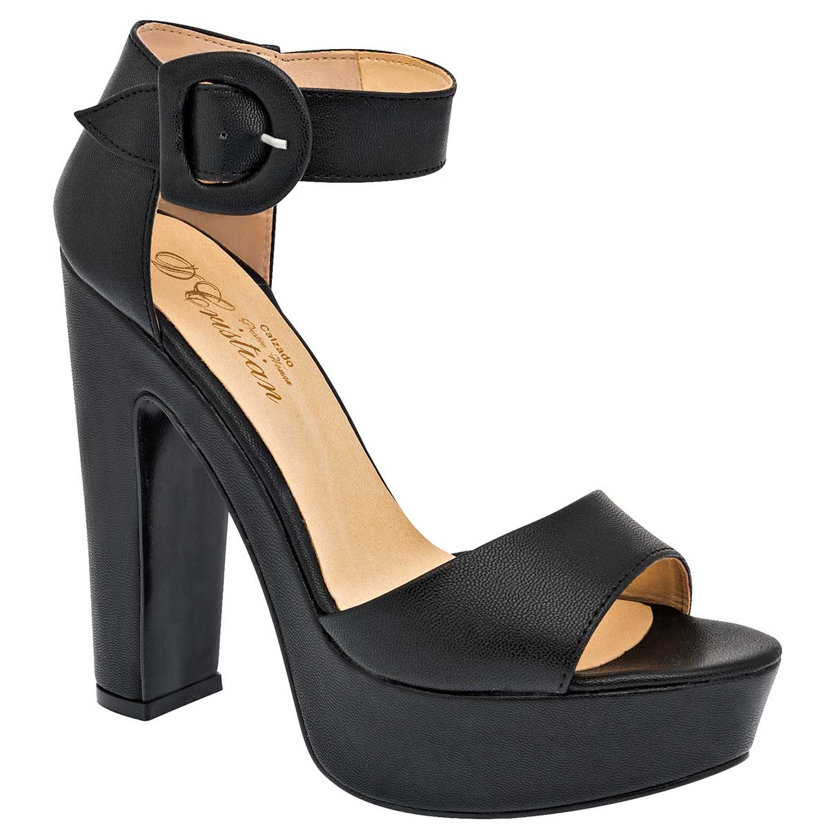 Tacones Exterior Piel sintética Color Negro Para Mujer De D´Cristian