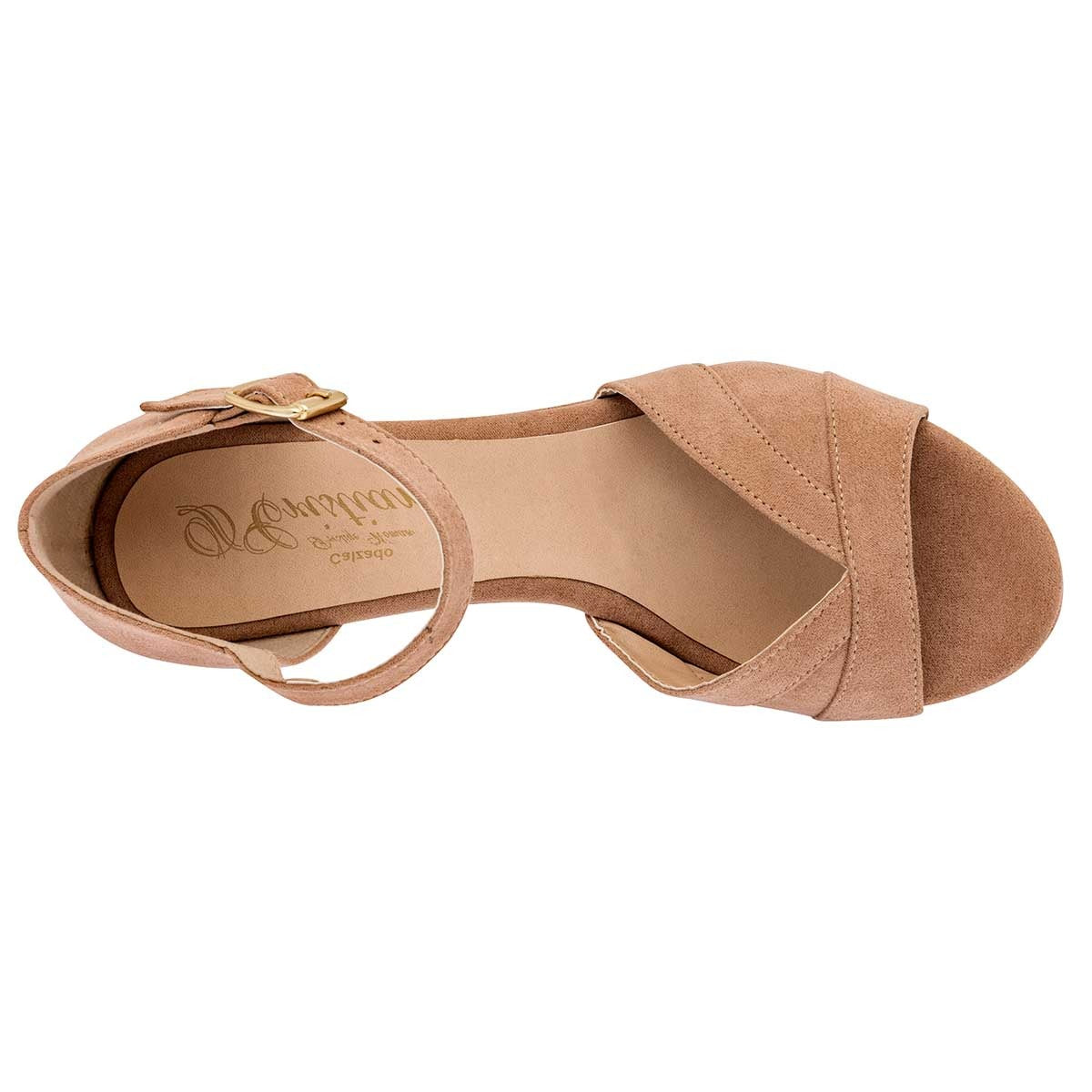 Tacones Exterior Textil Color Beige  Para Mujer De D´Cristian