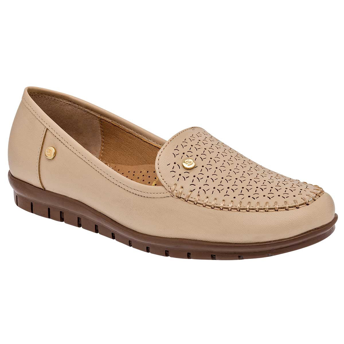 Mocasines Exterior Piel sintética Color Beige  Para Mujer De RBCOLLECTION