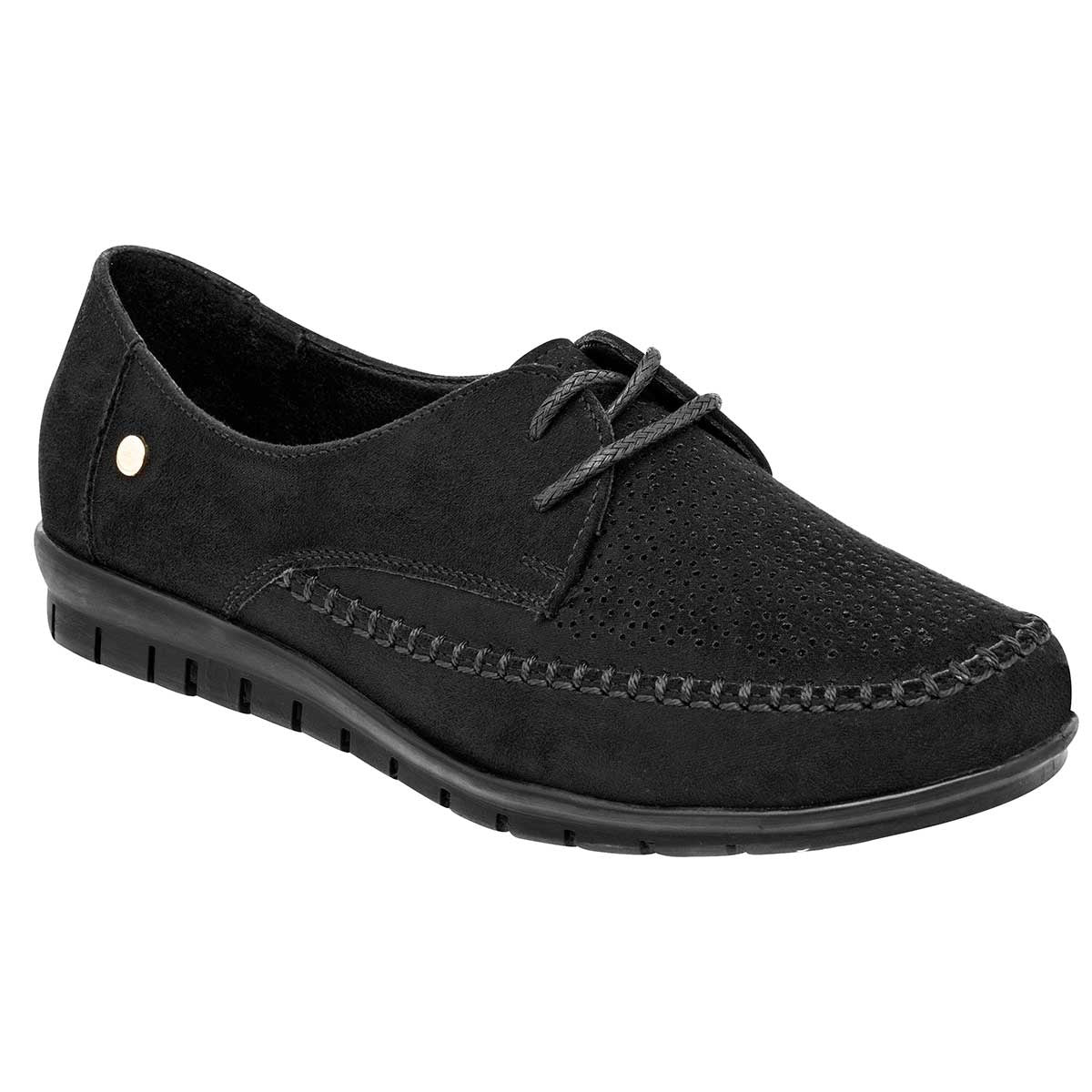 Oxfords Exterior Piel sintética Color Negro Para Mujer De RBCOLLECTION