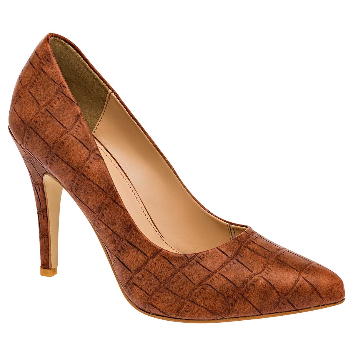 Tacones Exterior Piel sintética Color Camel Para Mujer De RBCOLLECTION