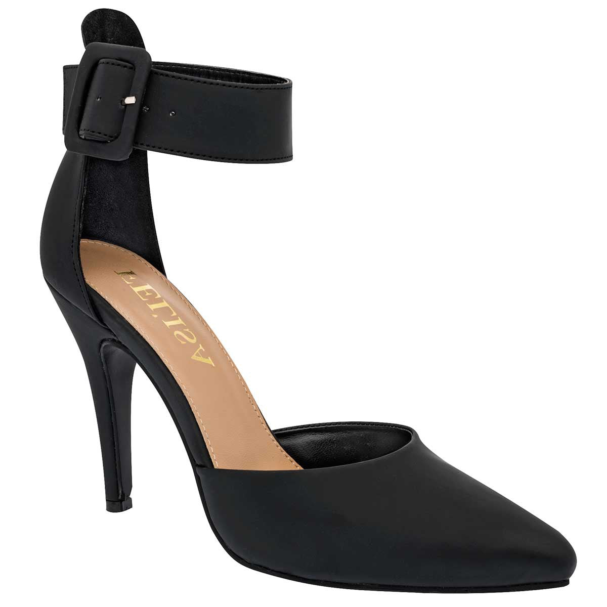 Tacones Exterior Piel sintética Color Negro Para Mujer De RBCOLLECTION