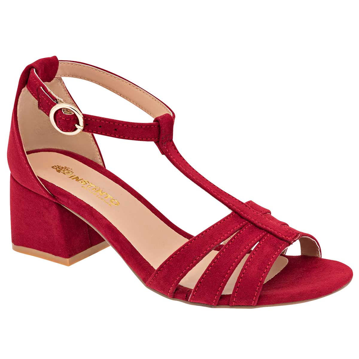 Tacones Exterior Piel sintética Color Rojo Para Mujer De RBCOLLECTION