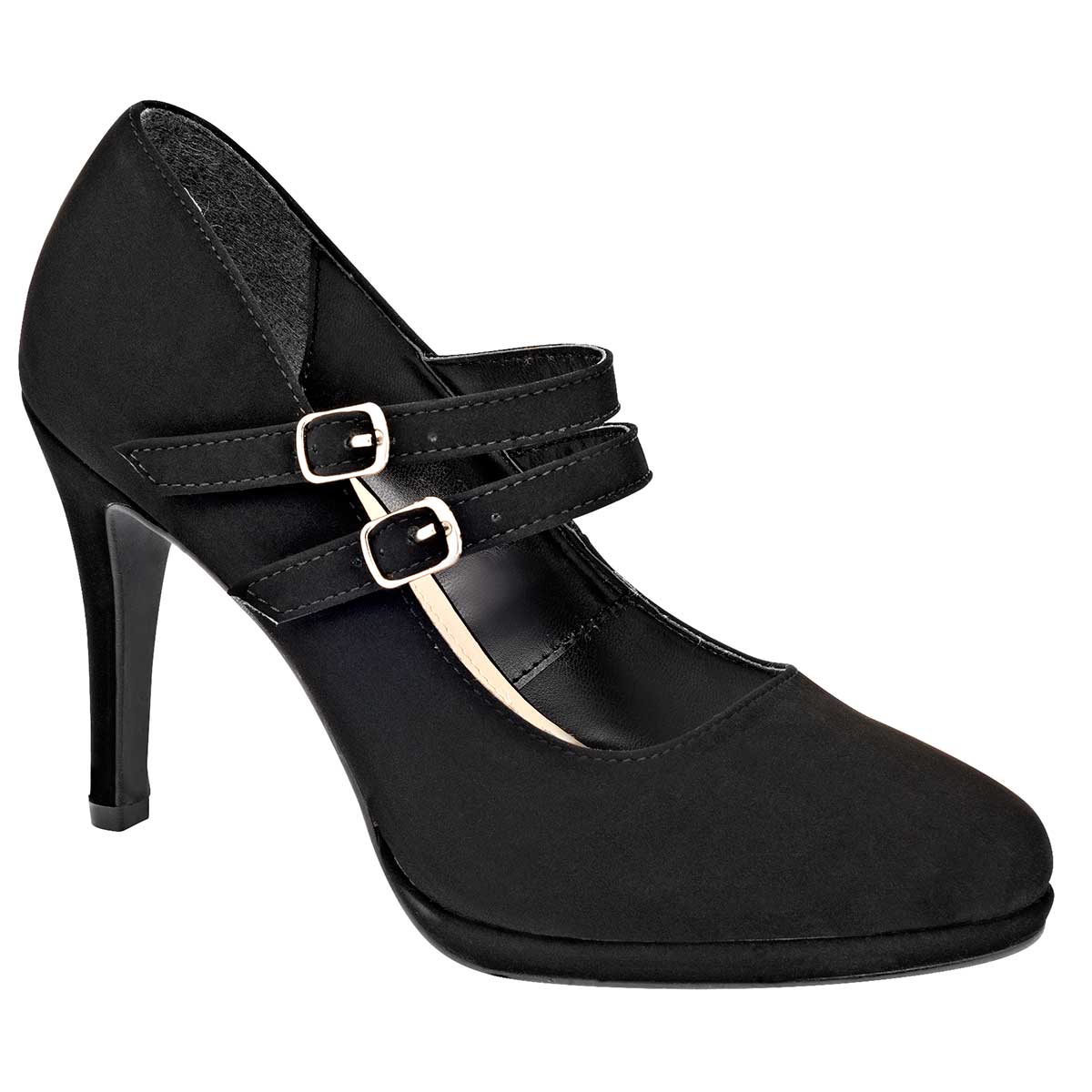 Tacones Exterior Piel sintética Color Negro Para Mujer De Lady Paulina