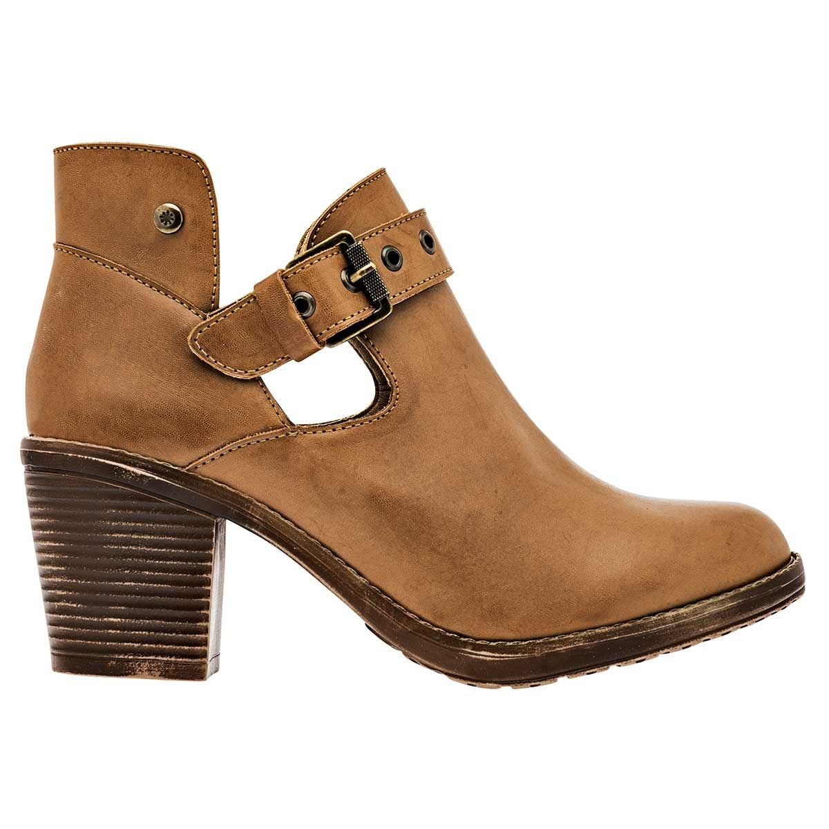 Botas tipo western Exterior Textil Color Beige Para Mujer De Been Class