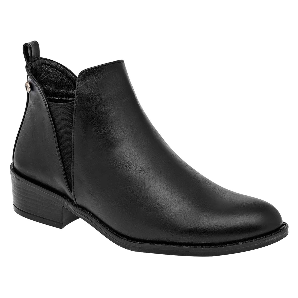 Botas Exterior Sintético Color Negro Para Mujer De Moramora