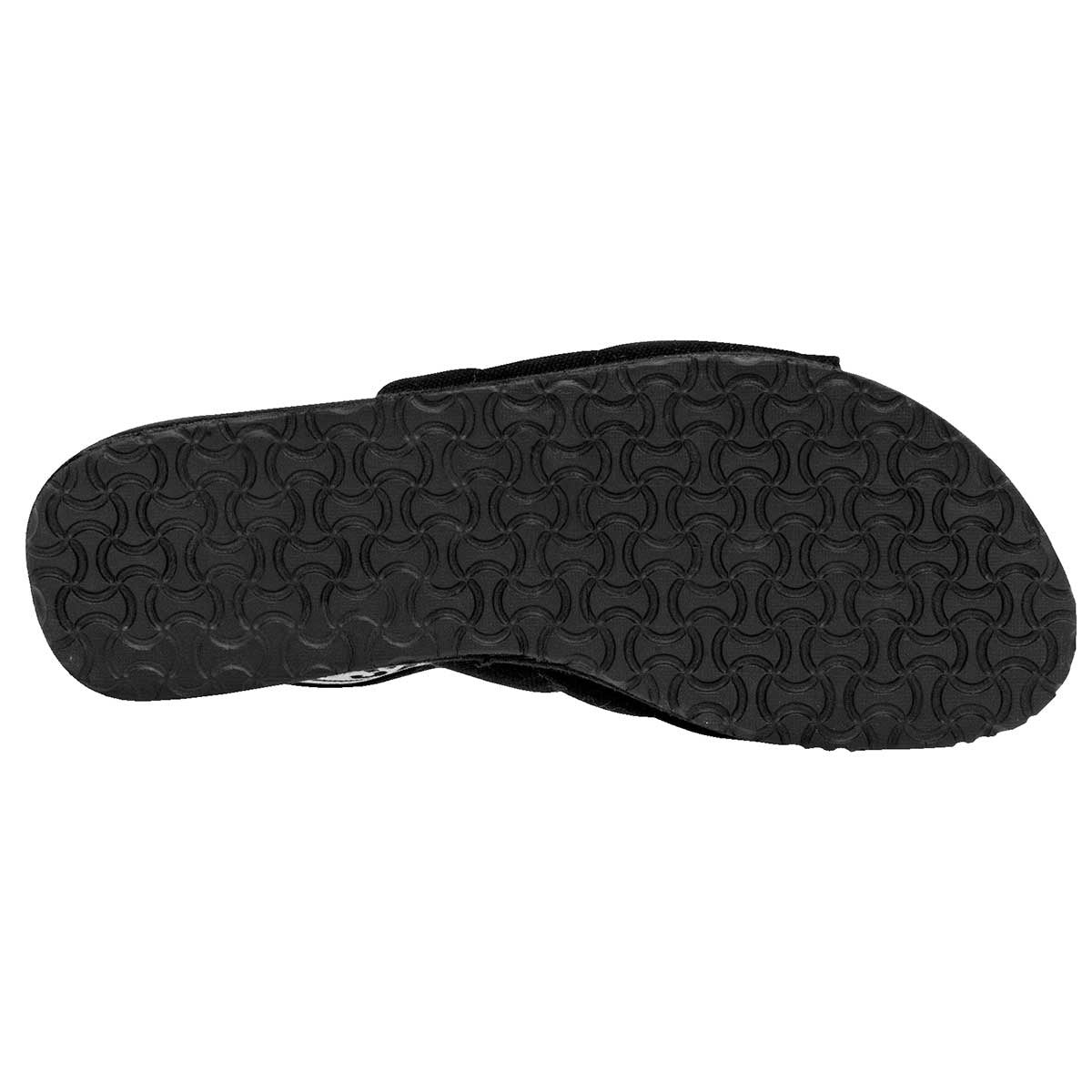 Pantuflas Exterior Sintético Color Negro Para Mujer De Moramora