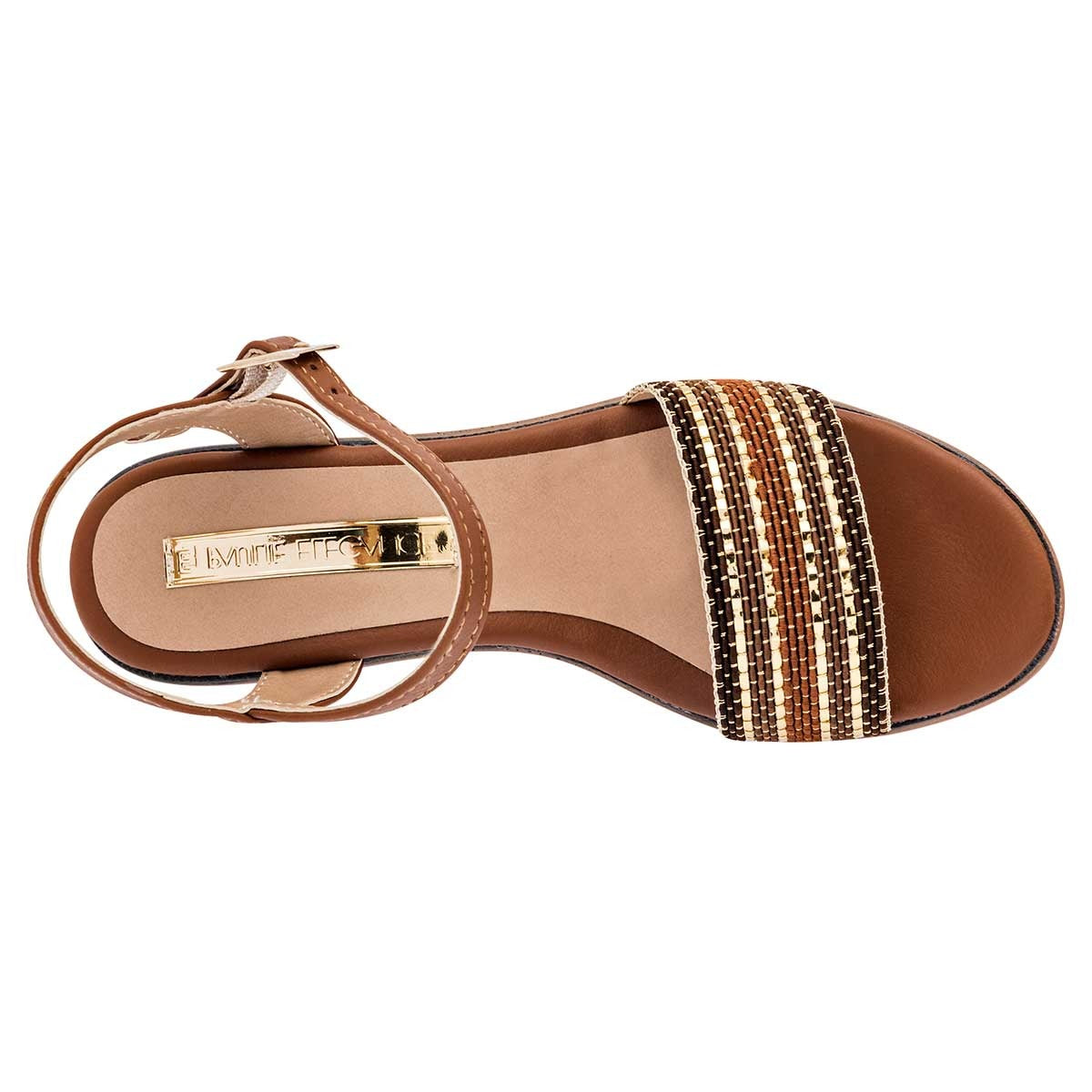 Tacones Exterior Piel sintética Color Camel Para Mujer De Paulie