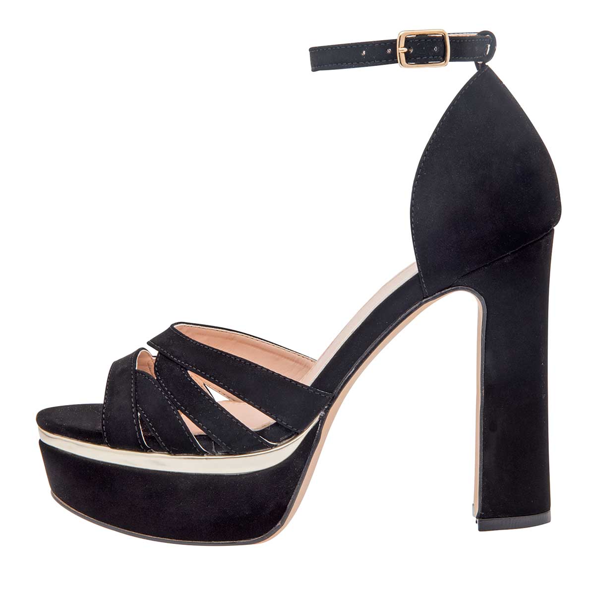 Tacones Exterior Piel sintética Color Negro Para Mujer De Pietro Alessandro