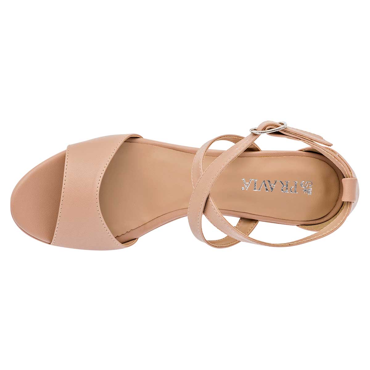 Tacones Exterior Piel sintética Color Beige Para Mujer De RBCOLLECTION