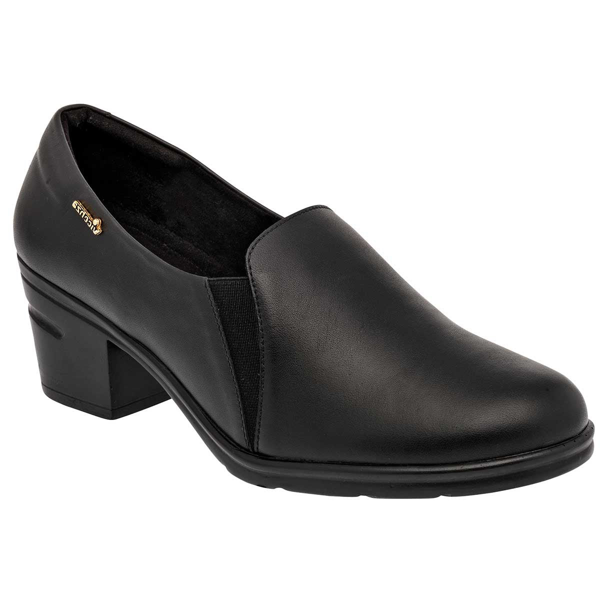 Tacones Exterior Piel Color Negro Para Mujer De Vicenza