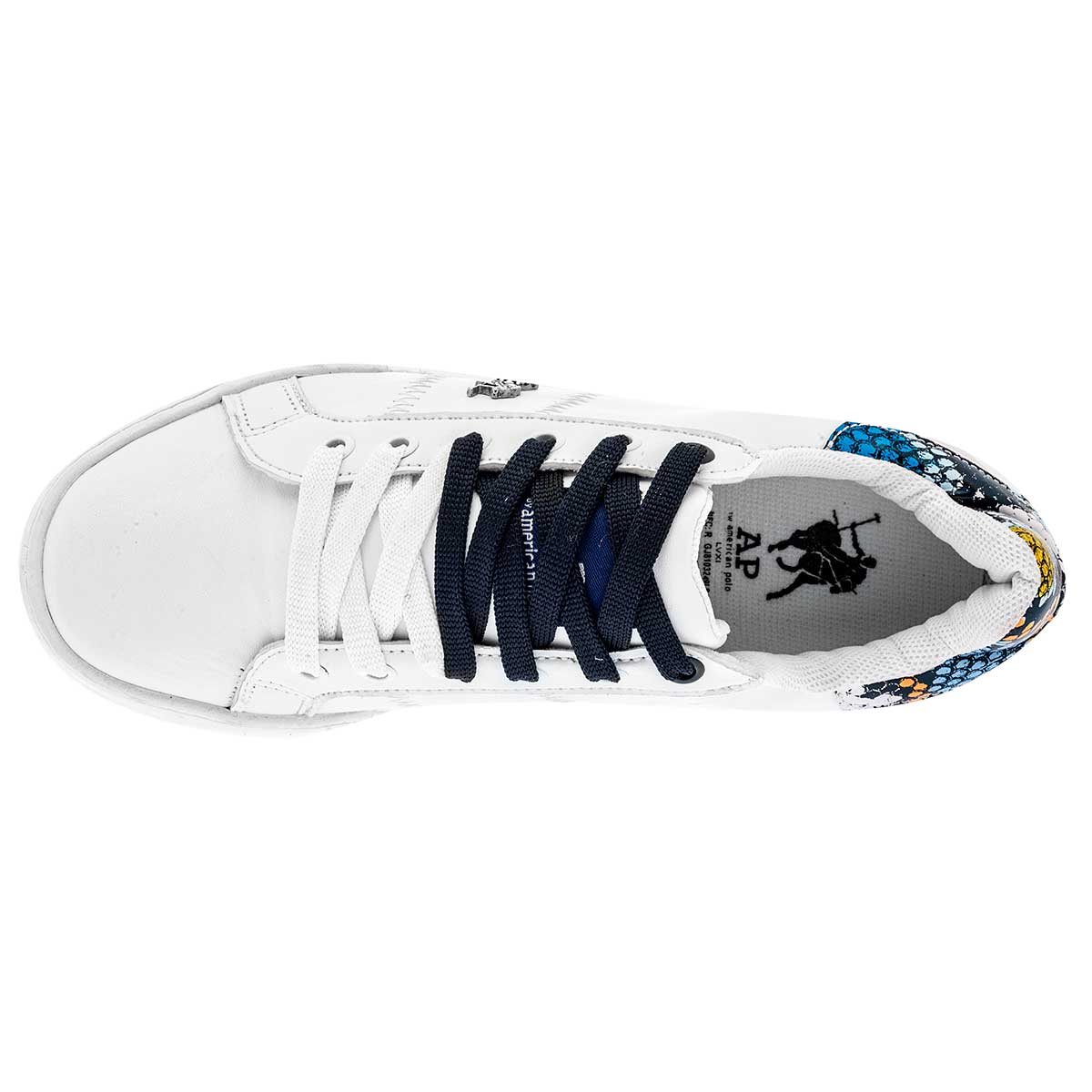 Tenis con cordones Exterior Sintético Color Blanco Para Mujer De American Polo