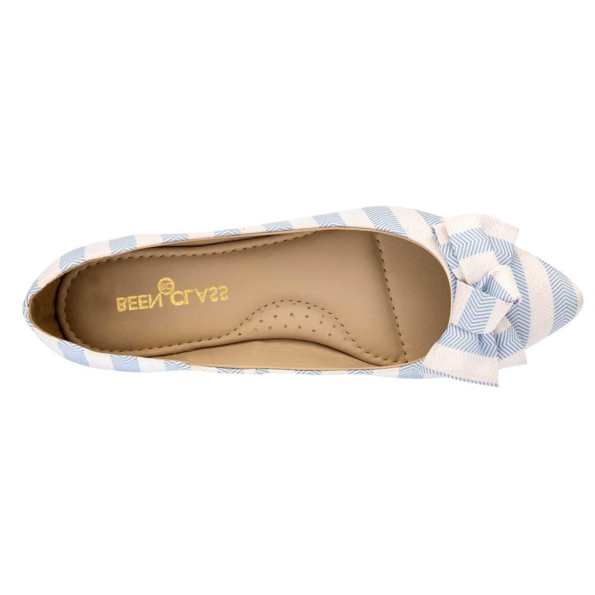 Flats Exterior Textil Color Blanco Para Mujer De Been Class