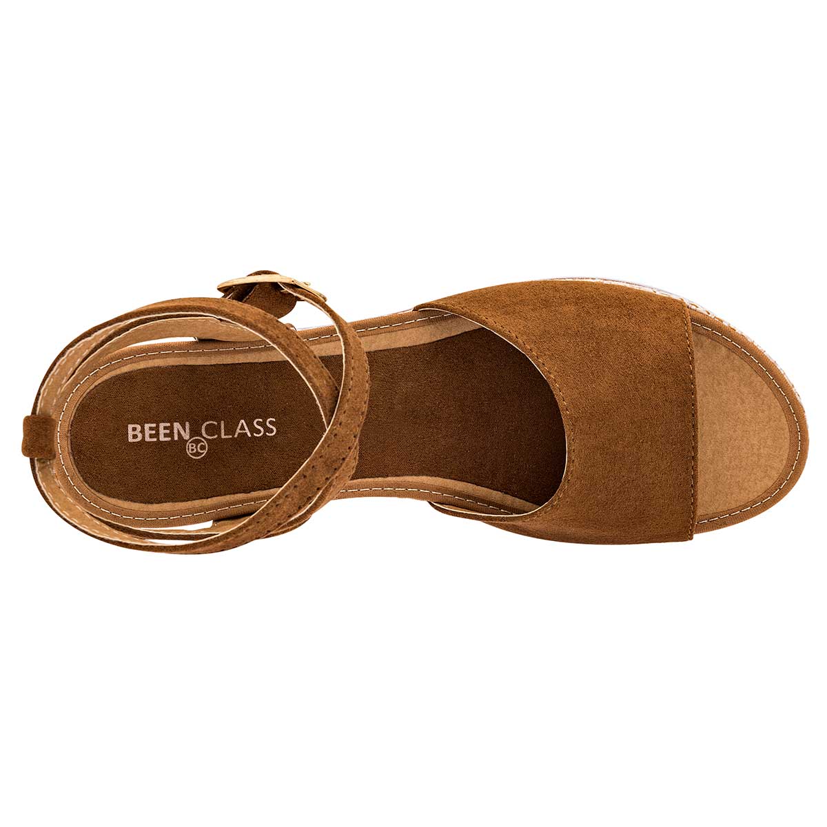 Sandalias Exterior Textil Color Camel Para Mujer De Been Class