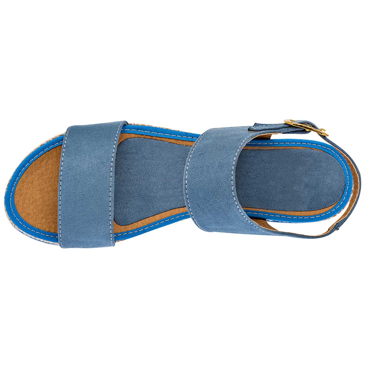 Sandalias Exterior Textil Color Azul Para Mujer De Been Class