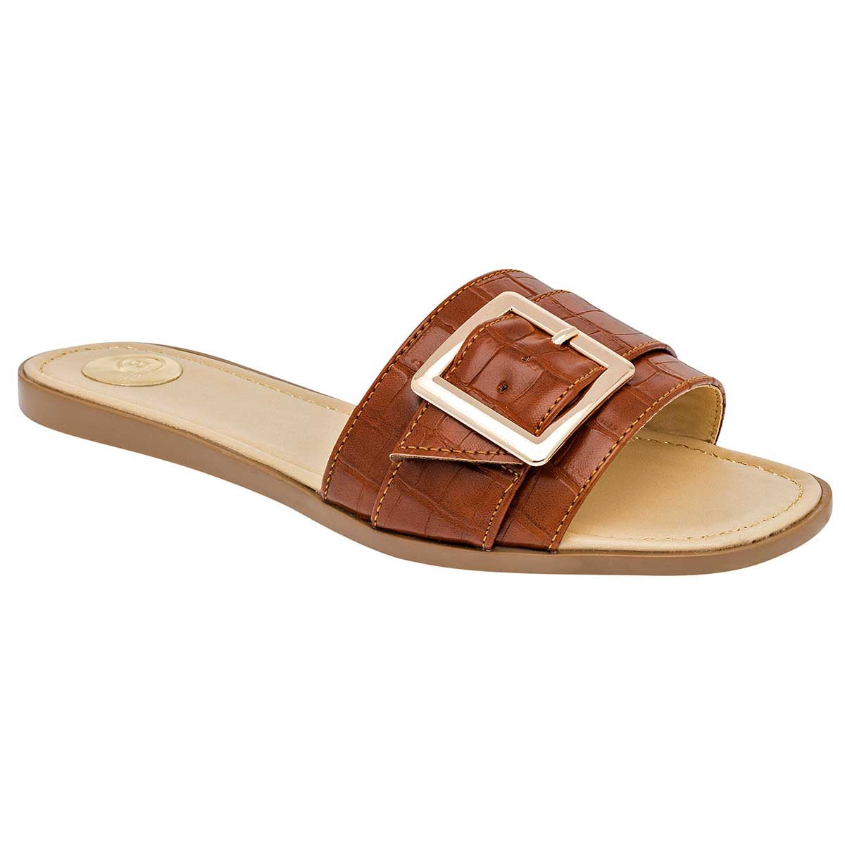 Sandalias Exterior Piel sintética Color Camel Para Mujer De Been Class