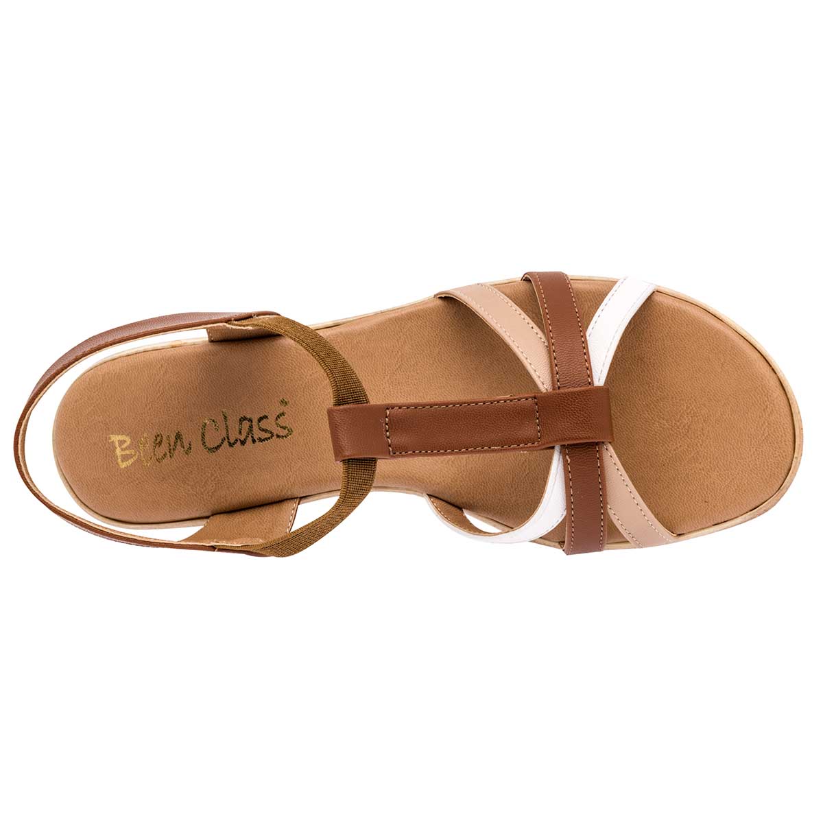 Sandalias Exterior Piel sintética Color Café Para Mujer De Been Class