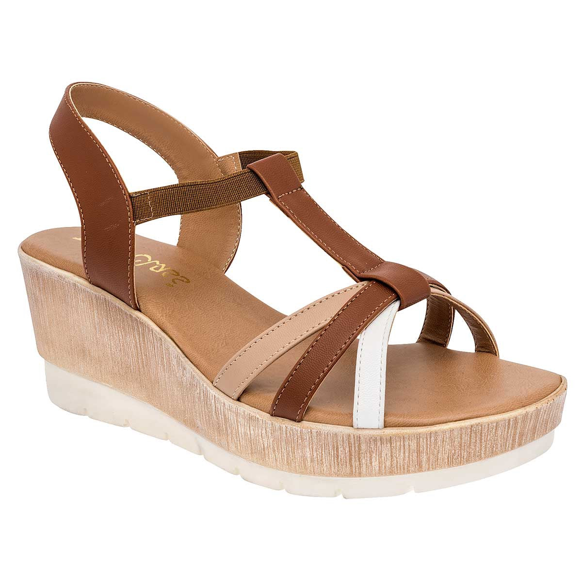 Sandalias Exterior Piel sintética Color Café Para Mujer De Been Class